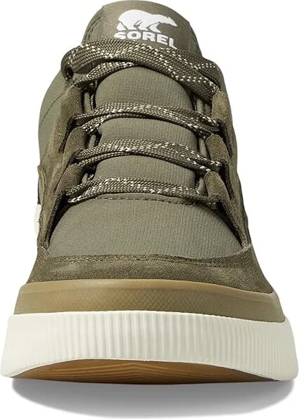 SOREL Out N Abouttm IV Low Sneaker Waterproof Women's Shoes Stone Green/Chalk : 6 B - Medium, Synthetic - Image 5