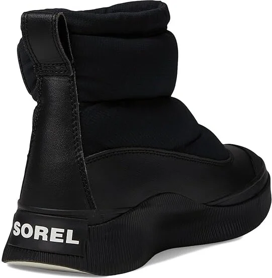 SOREL Out N Abouttm IV Puffy Waterproof Women's Snow Shoes Black/Chalk : 10 B - Medium - Image 4