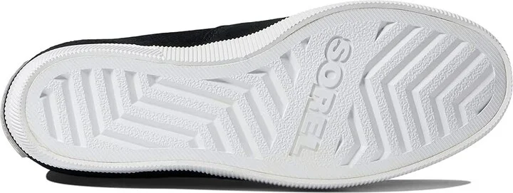 SOREL Out N Abouttm Slip-On Wedge II Women's Shoes Black/White : 7.5 B - Medium, Textile/Leather - Image 3