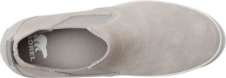 SOREL Out N Abouttm Slip-On Wedge II Women's Shoes Chrome Grey/White : 10 B - Medium, Textile/Leather - Image 2