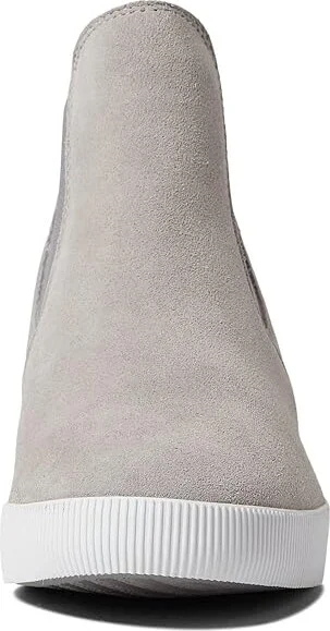 SOREL Out N Abouttm Slip-On Wedge II Women's Shoes Chrome Grey/White : 10 B - Medium, Textile/Leather - Image 5