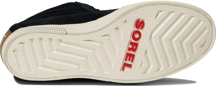 SOREL Out N Abouttm Wedge II Women's Shoes Black/Sea Salt : 9.5 B - Medium, Textile/Leather - Image 3