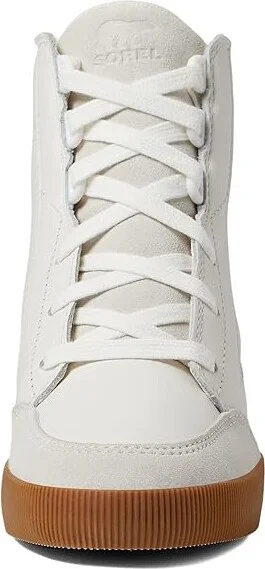 SOREL Out N Abouttm Wedge II Women's Shoes Sea Salt/Gum 2 : 9 B - Medium, Textile/Leather - Image 2