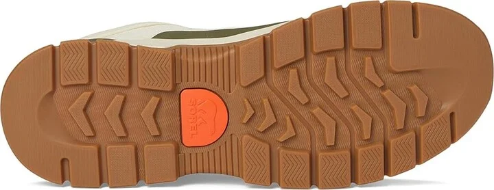SOREL Outing Nw Sneaker Low Men's Shoes Bleached Ceramic/Utility Green : 11.5 D - Medium, Textile - Image 3