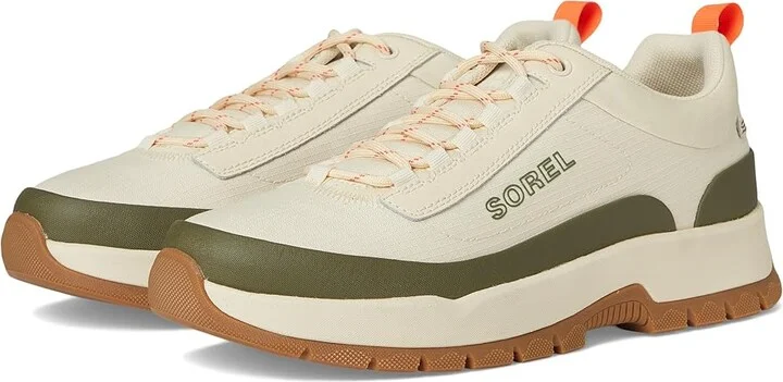 SOREL Outing Nw Sneaker Low Men's Shoes Bleached Ceramic/Utility Green : 11.5 D - Medium, Textile