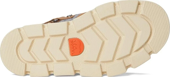 SOREL Rein Cb Clog Slingback Women's Shoes Tawny Buff/Bleached Ceramic : 5 B - Medium, Felt/Leather - Image 3