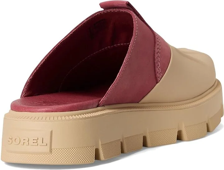 SOREL Rein Cb Clog Women's Shoes Rose Dust/Ceramic : 5.5 B - Medium, Leather - Image 4