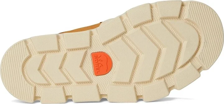 SOREL Rein Cbtm Clog Women's Slippers Bleached Ceramic/Canyon Gold : 7.5 B - Medium, Leather - Image 3