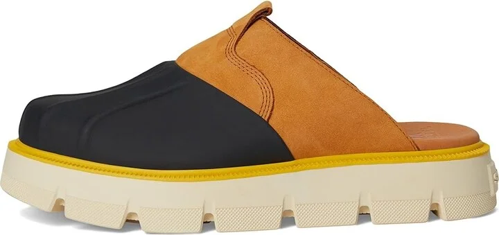 SOREL Rein Cbtm Clog Women's Slippers Canyon Gold/Black : 7.5 B - Medium, Leather - Image 6