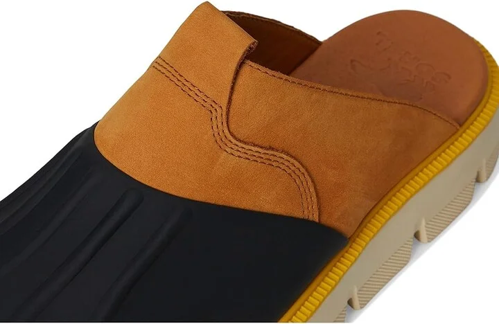 SOREL Rein Cbtm Clog Women's Slippers Canyon Gold/Black : 7.5 B - Medium, Leather - Image 7