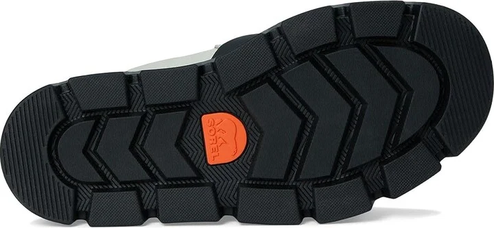 SOREL Rein Cbtm Clog Women's Slippers Chalk/Black : 8 B - Medium, Leather - Image 3