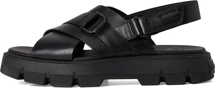 SOREL Rein CBtm Crisscross Sandals Women's Sandals Black/Black : 11 B - Medium, Leather - Image 6