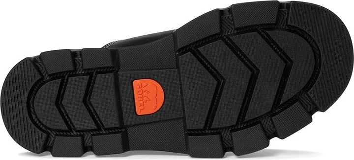 SOREL Rein CBtm Slide Sandals Women's Sandals Black/Black : 6.5 B - Medium, Leather - Image 3