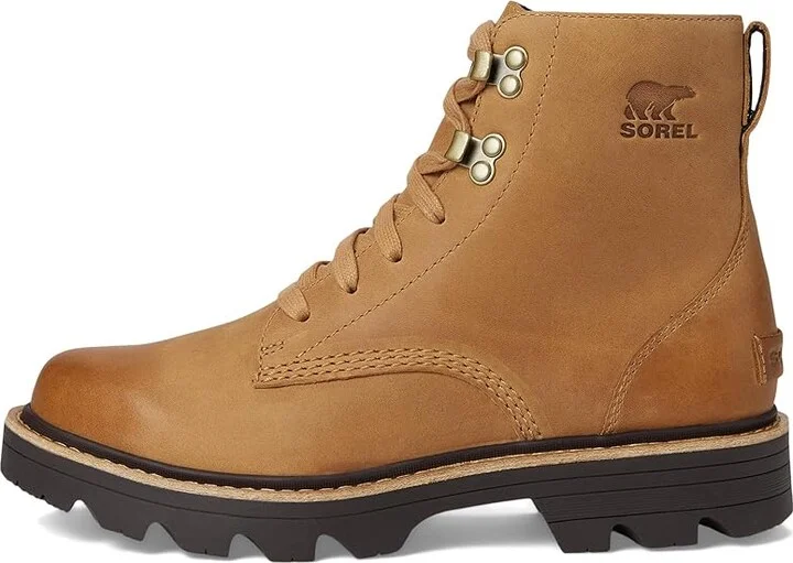 SOREL Revel Rd Boots Lace Waterproof Women's Boots Tawny Buff/Blackened Brown : 5 B - Medium, Leather - Image 6