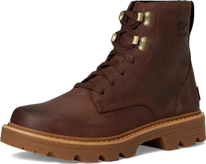 SOREL Revel Rd Boots Lace Waterproof Women's Boots Tawny Buff/Blackened Brown : 5 B - Medium, Leather - Image 11