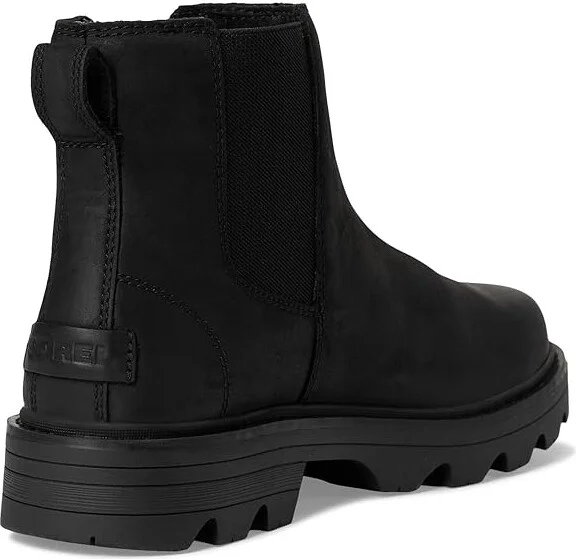 SOREL Revel Rd Chelsea Waterproof Women's Boots Black/Black : 5.5 B - Medium, Suede - Image 4