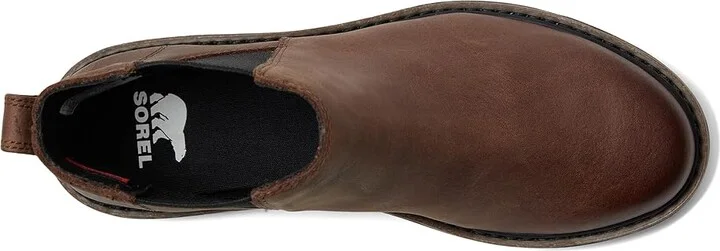 SOREL Revel Rd Chelsea Waterproof Women's Boots Black/Black : 5.5 B - Medium, Suede - Image 8
