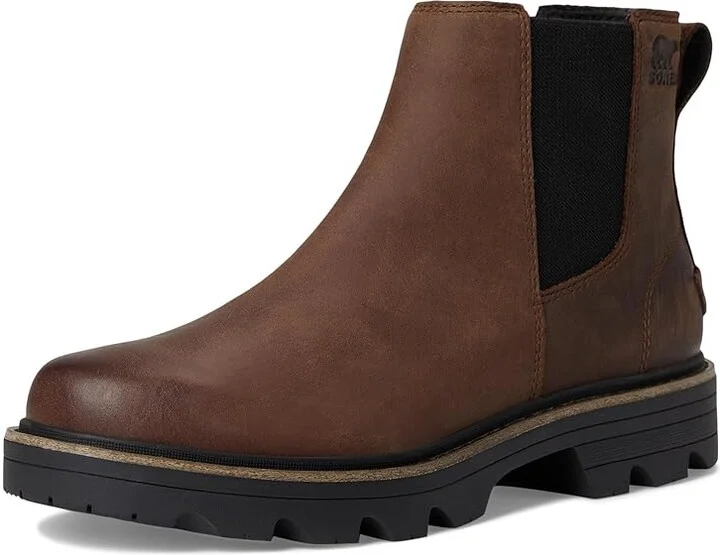 SOREL Revel Rd Chelsea Waterproof Women's Boots Black/Black : 5.5 B - Medium, Suede - Image 11