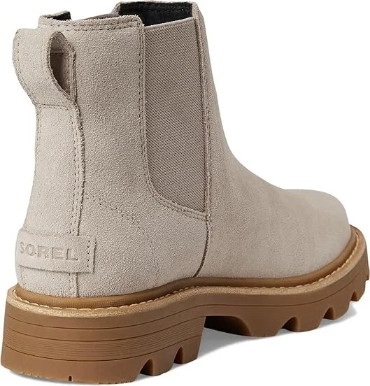 SOREL Revel Rd Chelsea Waterproof Women's Boots Crushed Clay/Gum 2 : 6.5 B - Medium, Suede - Image 4