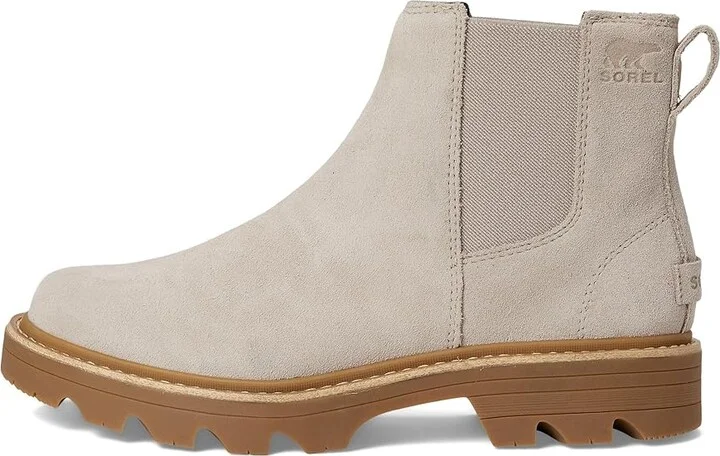 SOREL Revel Rd Chelsea Waterproof Women's Boots Crushed Clay/Gum 2 : 6.5 B - Medium, Suede - Image 6