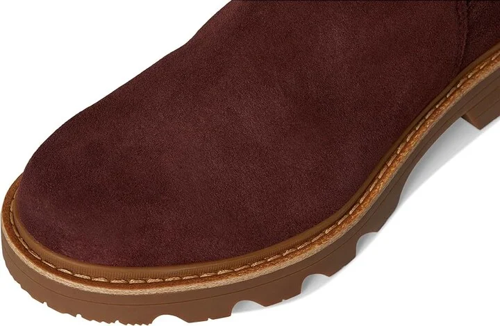 SOREL Revel Rd Chelsea Waterproof Women's Boots Crushed Clay/Gum 2 : 6.5 B - Medium, Suede - Image 8