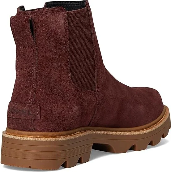 SOREL Revel Rd Chelsea Waterproof Women's Boots Crushed Clay/Gum 2 : 6.5 B - Medium, Suede - Image 10