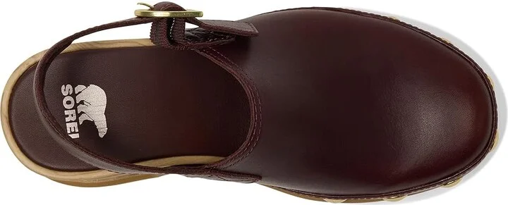 SOREL Roam'n Clog Rvt Women's Shoes Redwood/Redwood : 10 B - Medium, Leather - Image 2