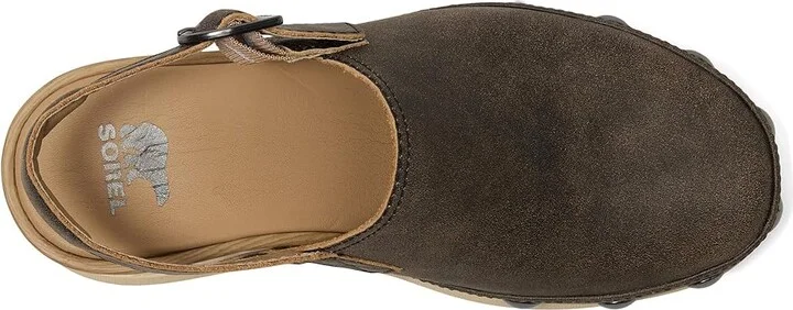 SOREL Roam'n Clog Rvt Women's Shoes Redwood/Redwood : 10 B - Medium, Leather - Image 8