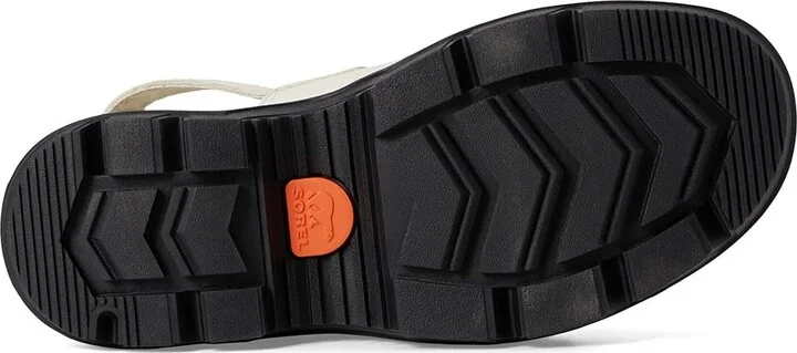 SOREL Roam'N Clogtm Rvt Women's Slippers Chalk/Black : 10.5 B - Medium, Leather - Image 3
