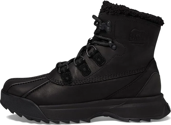 SOREL Scout 87'tm Lux Waterproof Men's Snow Shoes Black/Black : 11 D - Medium, Leather - Image 6