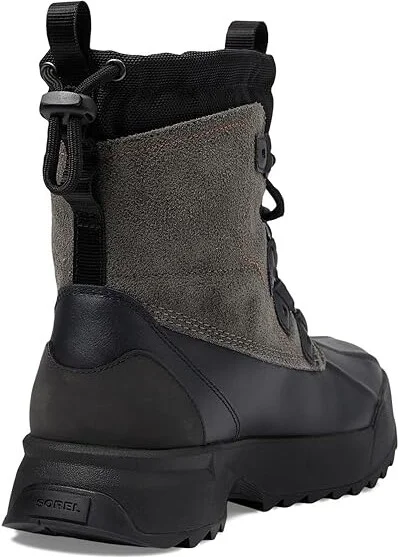 SOREL Scout 87'tm XT Waterproof Men's Snow Shoes Black/Quarry : 11 D - Medium, Leather/Suede - Image 4