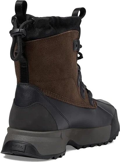 SOREL Scout 87'tm XT Waterproof Men's Snow Shoes Tobacco/Black : 11 D - Medium, Leather/Suede - Image 4