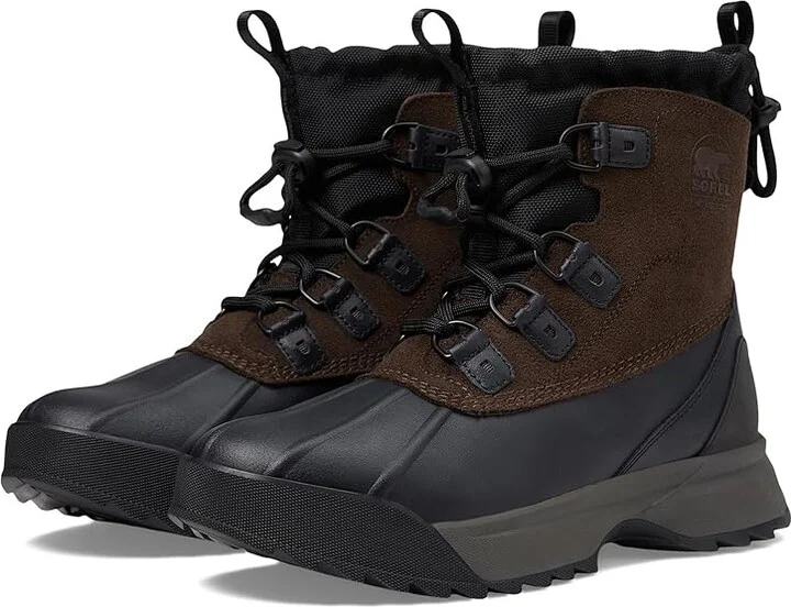 SOREL Scout 87'tm XT Waterproof Men's Snow Shoes Tobacco/Black : 11 D - Medium, Leather/Suede