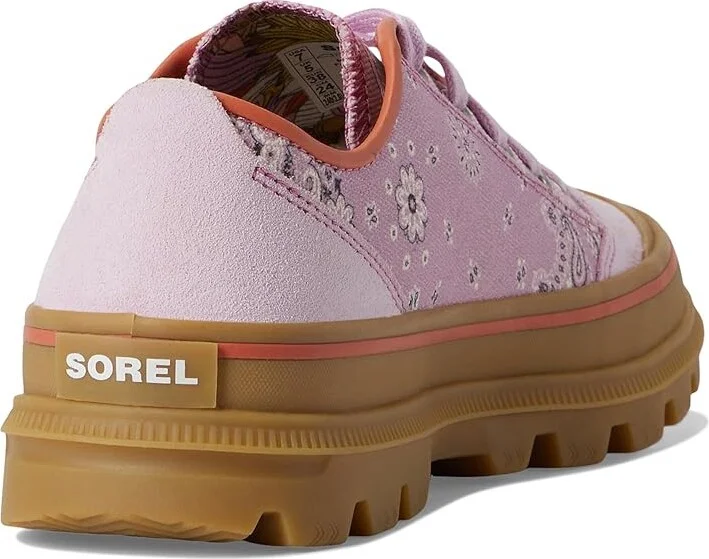 SOREL Scout N Abouttm Low Sneakers Women's Shoes Aura/Gum : 7.5 B - Medium, Canvas/Leather/Suede - Image 4