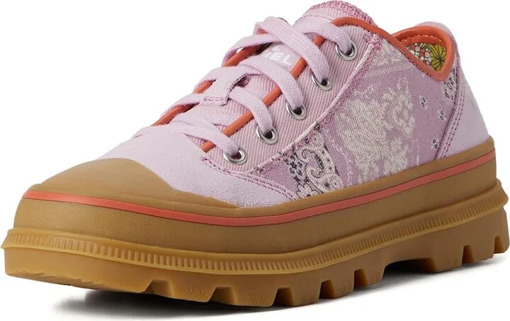SOREL Scout N Abouttm Low Sneakers Women's Shoes Aura/Gum : 7.5 B - Medium, Canvas/Leather/Suede - Image 5