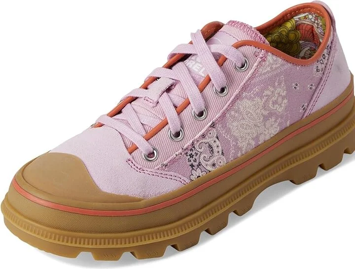 SOREL Scout N Abouttm Low Sneakers Women's Shoes Aura/Gum : 7.5 B - Medium, Canvas/Leather/Suede - Image 7