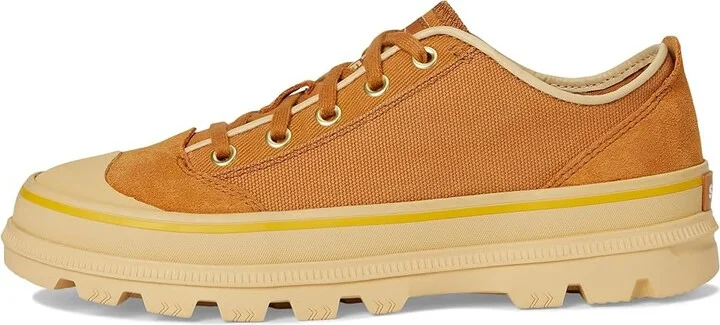 SOREL Scout N Abouttm Low Sneakers Women's Shoes Canyon Gold/Gold Leaf : 7 B - Medium, Canvas/Leather/Suede - Image 6