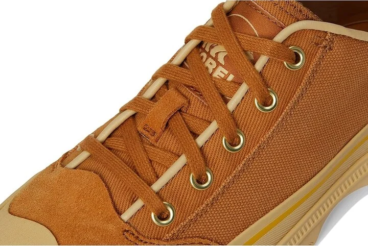 SOREL Scout N Abouttm Low Sneakers Women's Shoes Canyon Gold/Gold Leaf : 7 B - Medium, Canvas/Leather/Suede - Image 7
