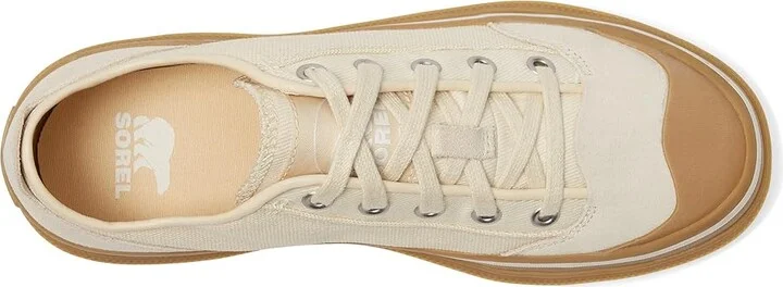 SOREL Scout N Abouttm Low Sneakers Women's Shoes Chalk/Gum : 7 B - Medium, Canvas/Leather/Suede - Image 2