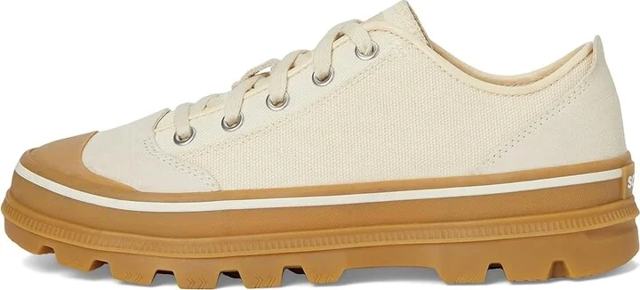 SOREL Scout N Abouttm Low Sneakers Women's Shoes Chalk/Gum : 7 B - Medium, Canvas/Leather/Suede - Image 6