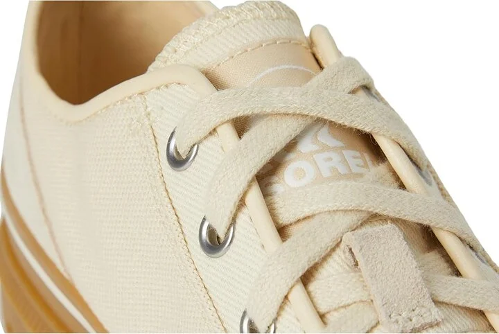 SOREL Scout N Abouttm Low Sneakers Women's Shoes Chalk/Gum : 7 B - Medium, Canvas/Leather/Suede - Image 7