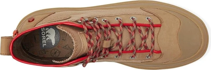 SOREL Scout N Abouttm Mid Sneakers Gear Chukka Men's Shoes Caribou Buff/Gum : 7 D - Medium, Canvas - Image 2