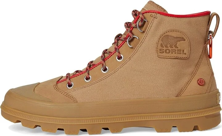 SOREL Scout N Abouttm Mid Sneakers Gear Chukka Men's Shoes Caribou Buff/Gum : 7 D - Medium, Canvas - Image 6