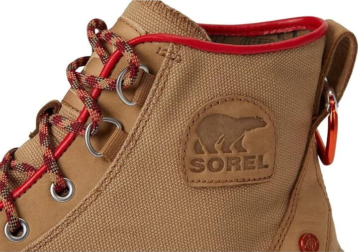 SOREL Scout N Abouttm Mid Sneakers Gear Chukka Men's Shoes Caribou Buff/Gum : 7 D - Medium, Canvas - Image 7
