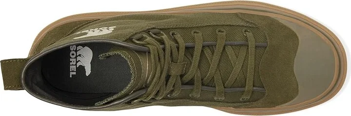 SOREL Scout N Abouttm Mid Sneakers Men's Shoes Utility Green/Gum : 8 D - Medium, Canvas/Rubber - Image 2
