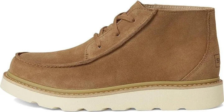 SOREL Slabtown 62' Stoic Mid Men's Slip on Shoes Velvet Tan/Bleached Ceramic : 7.5 D - Medium, Suede - Image 6