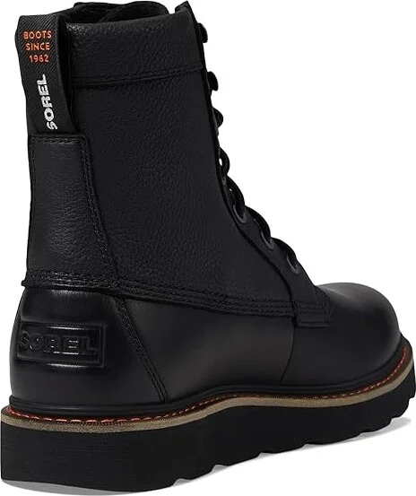 SOREL Slabtown 62'tm Caribou Hi-Viz Wp Men's Boots Black, Black : 10.5 D - Medium, Leather/Rubber - Image 4
