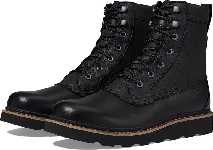 SOREL Slabtown 62'tm Caribou Hi-Viz Wp Men's Boots Black, Black : 10.5 D - Medium, Leather/Rubber