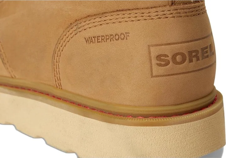 SOREL Slabtown 62tm Moc Toe Gear Chk WP Men's Boots Caribou Buff, Caribou Beige : 10.5 D - Medium, Leather/Suede - Image 7