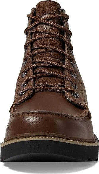 SOREL Slabtown 62'tm Moc Waterproof Men's Boots Tobacco/Black : 10.5 D - Medium, Leather/Suede - Image 2